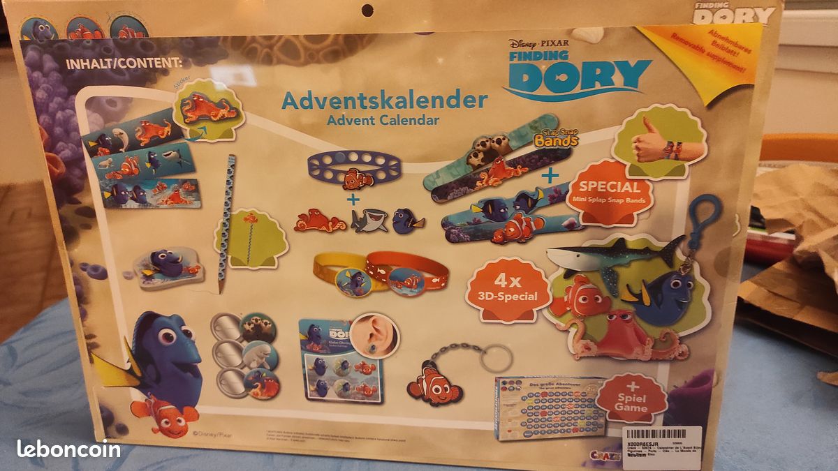 Calendrier de l'Avent neuf sous blister DORY Disney Pixar (image 2)