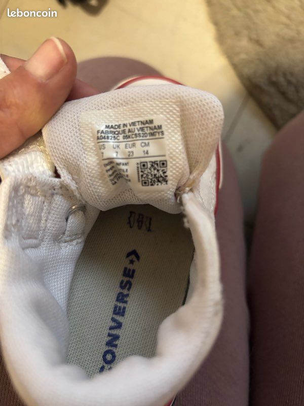 Baskets converse fille (image 4)