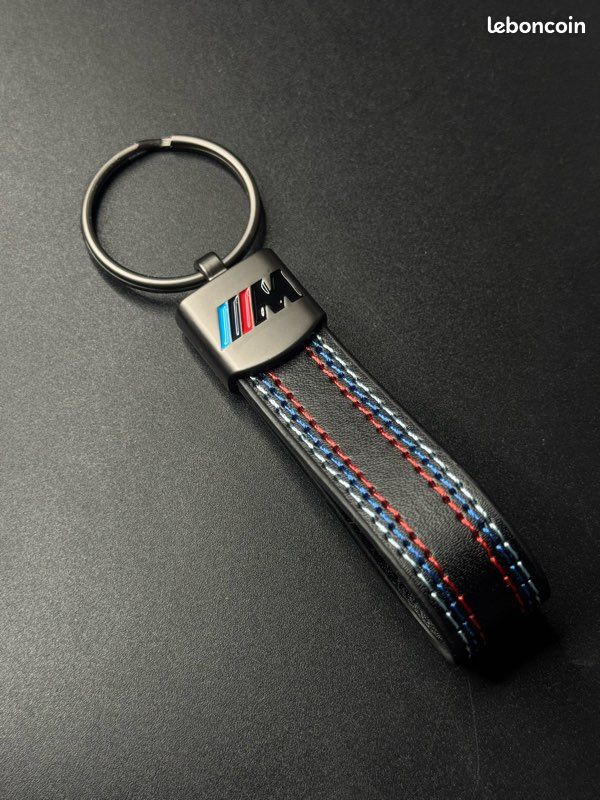 Porte-clés BMW M3 E92 – Cadeau Auto Allemande, Collection Pack M, Simili Cuir Et Métal