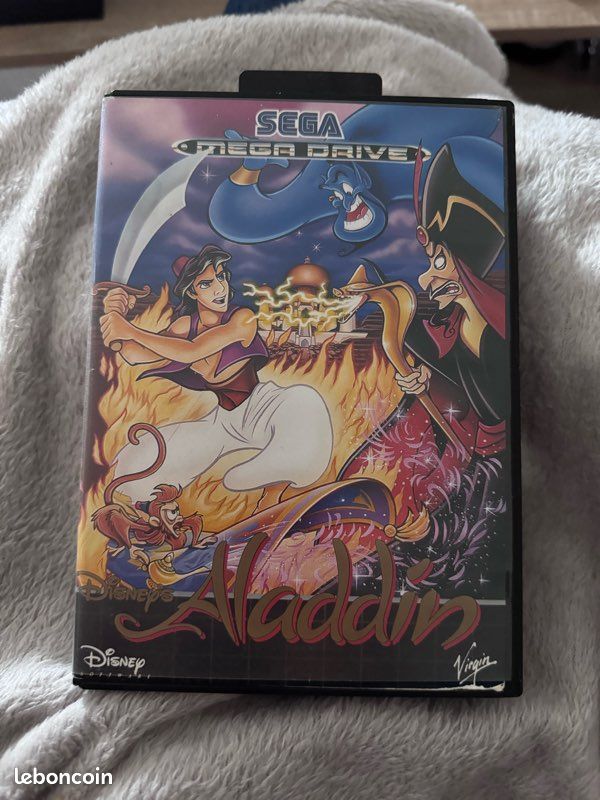 Jeu Aladdin Sur Sega Mega Drive / 32X - Pas De Notice, Bon état, PAL