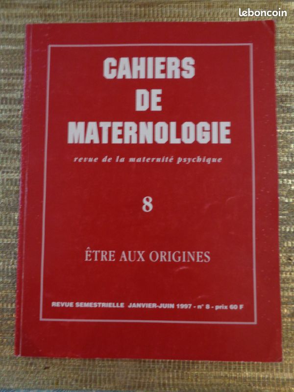 Cahiers de maternologie 8 être aux origines (image 1)