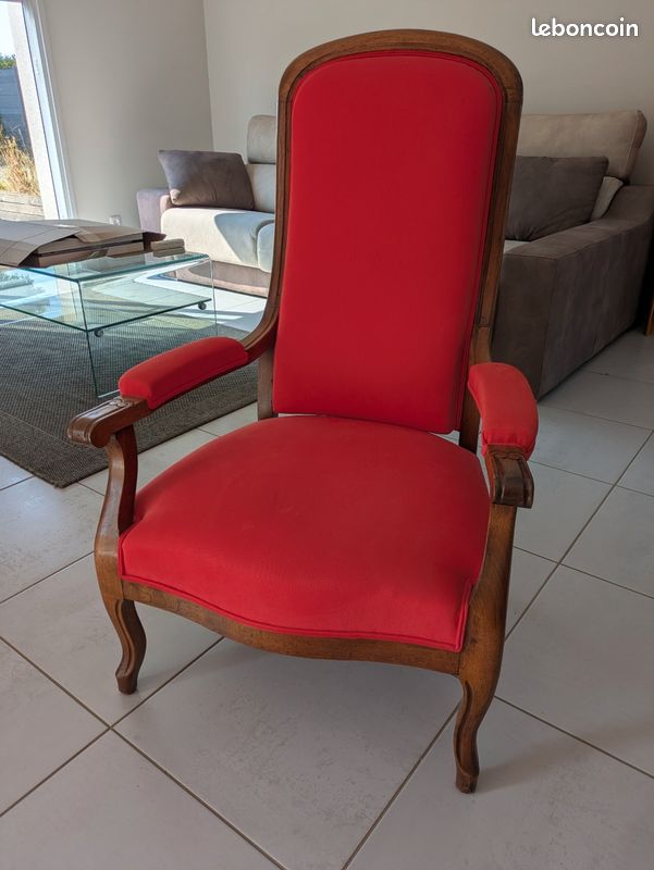Fauteuil bergère Louis Philippe (image 1)