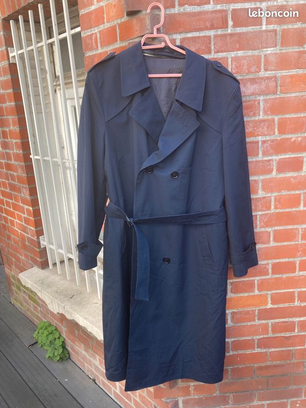Trench Imperméable CANDA Pour Homme - Taille 48 - Marron - Doublure Coton - Occasion Très Bon État