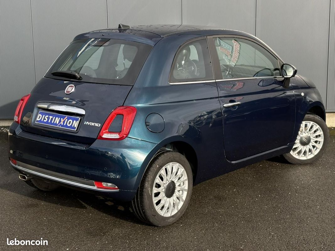 FIAT 500 Hybrid 70 avec Toit pano, Apple Car Play et Jantes alu 15\' (image 20)