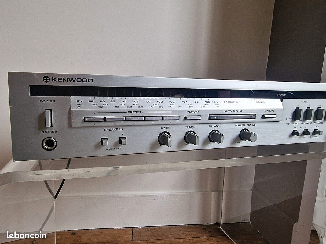 Ampli tuner kenwood kb 80l extra plat 1980 (image 8)