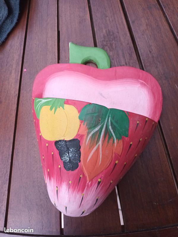 Objet déco bois porte papier (image 1)