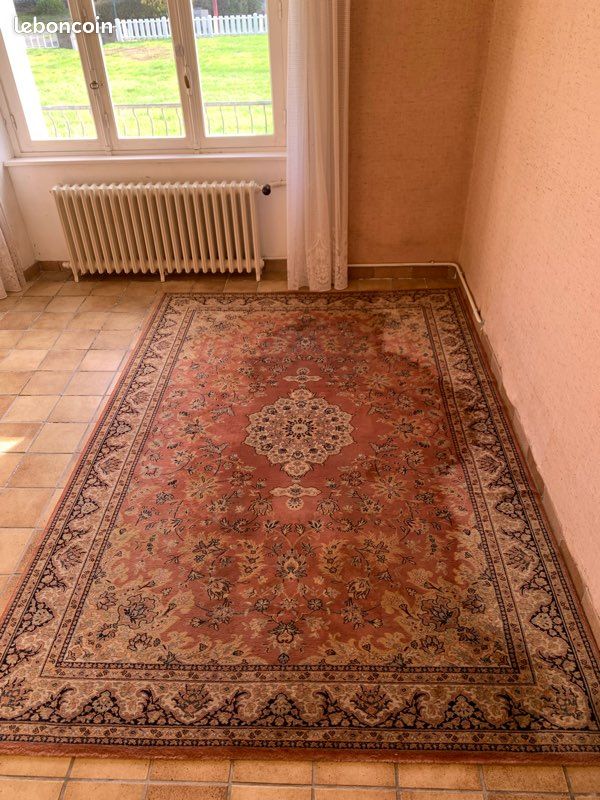 Tapis oriental pure laine (image 1)