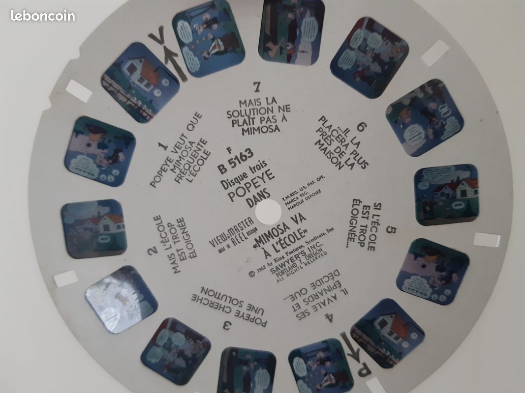 Les Poucetofs View-Master GAF Pochette 2 Disques Livret