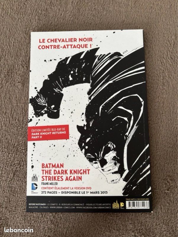 Comics Before Watchmen 2B Édition Limitée en très bon état (image 3)