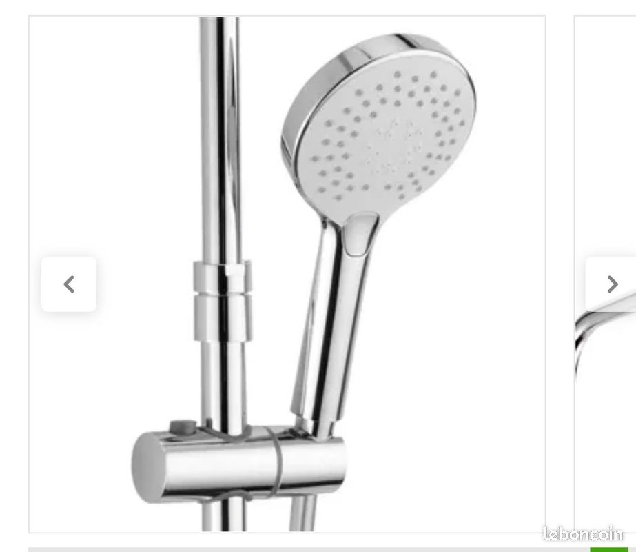 Colonne de douche Sensea Icône chrome thermostatique neuf (image 4)
