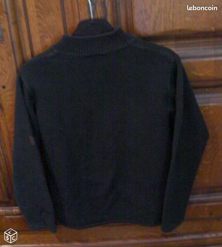 Gilet noir marque OKAIDI -Taille 8 ans (image 3)