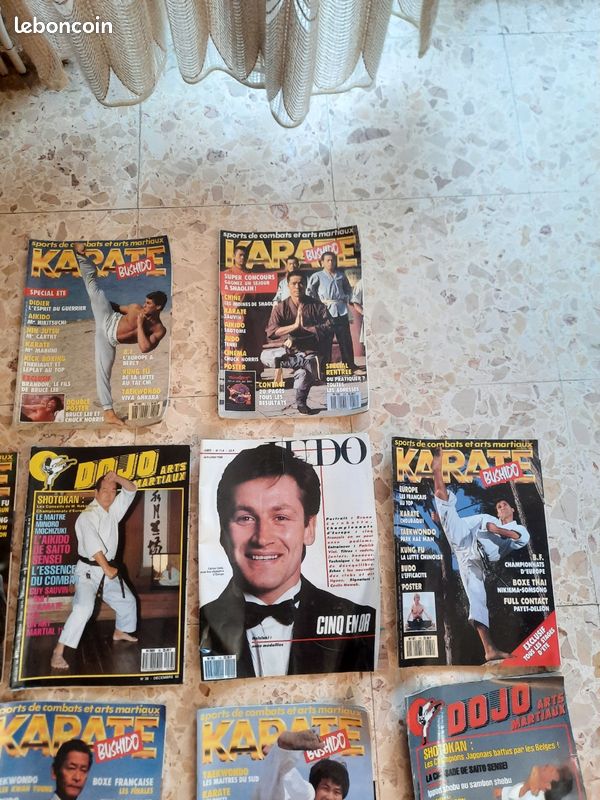 Karaté lot magazines vintage - Livres