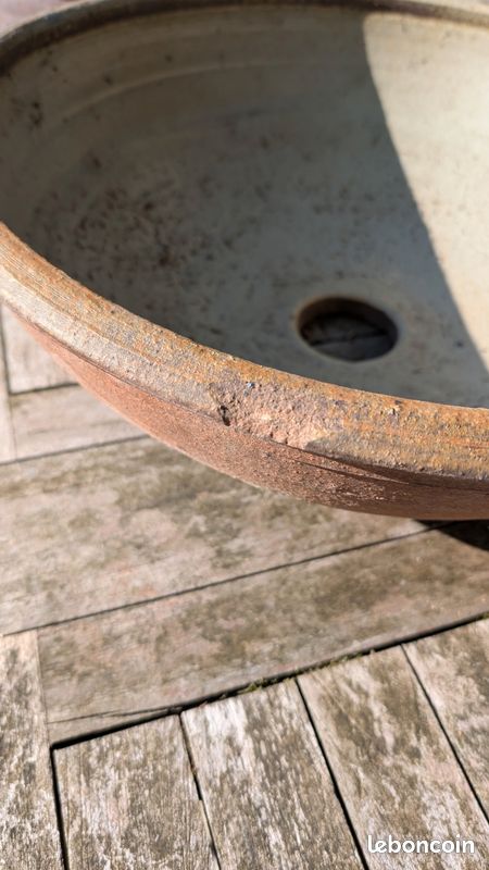 2 vasques en terre cuite (image 2)