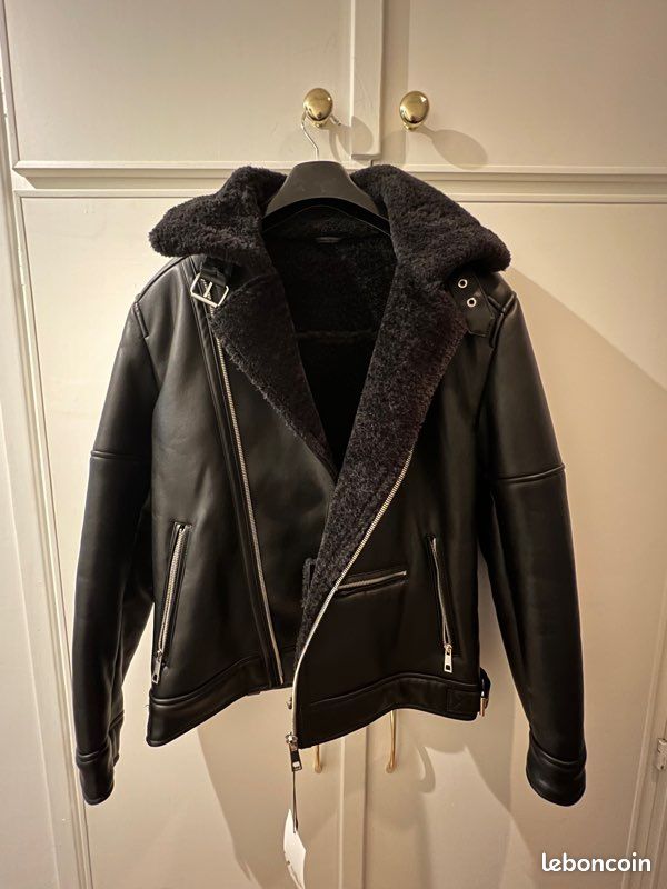 Perfecto Veste Cuir Manteau Simili Cuir Zara Veste Cuir Fourrure