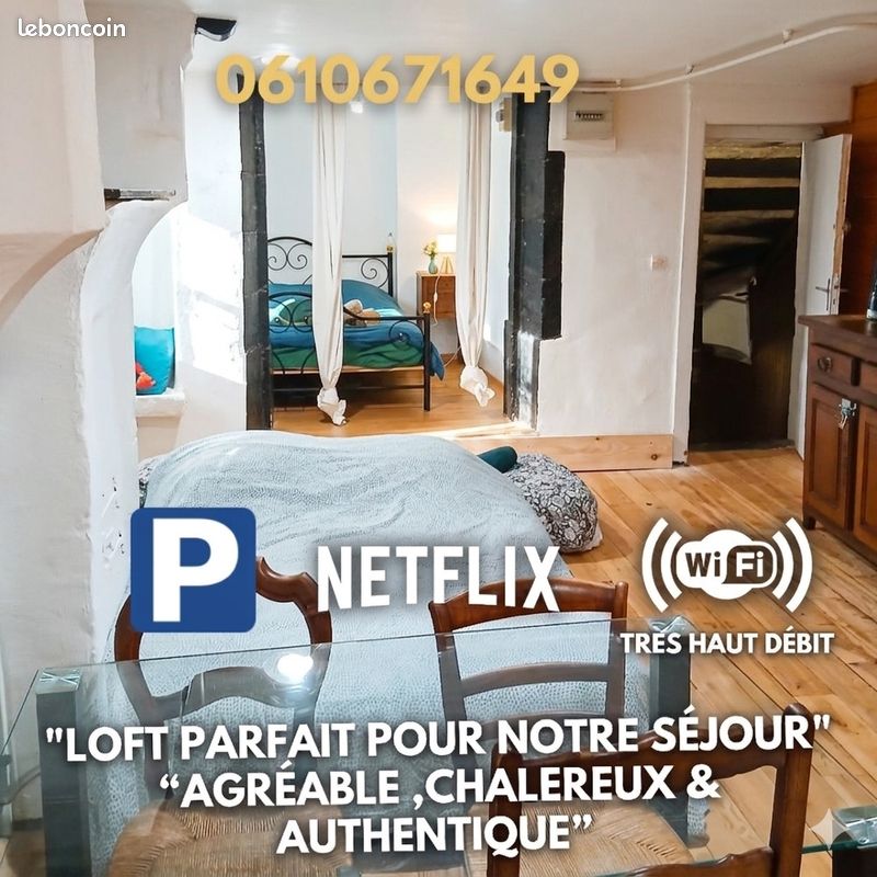 L'HYPERCENTRE ,Logement 5 étoiles wifi , petit déjeuner, netflix, boîte à clés (image 1)