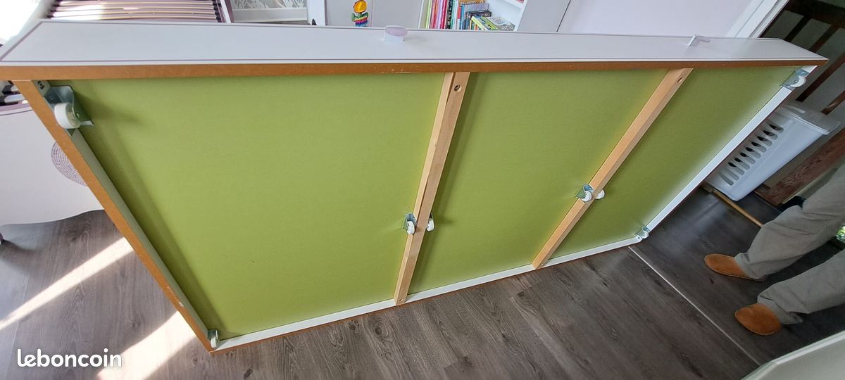 Chambre fille - lit avec tiroir - table de chevet - bureau (image 7)