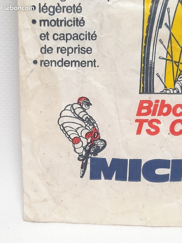Sachet Concessionnaire MICHELIN - BMX Bicross Mobylette Cyclomoteurs (image 2)