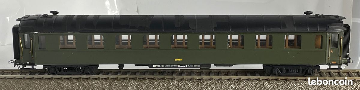 FRANCE TRAINS VOITURE Voyageurs 2E Ocem Parois Lisses Po Midi EUR 50,00