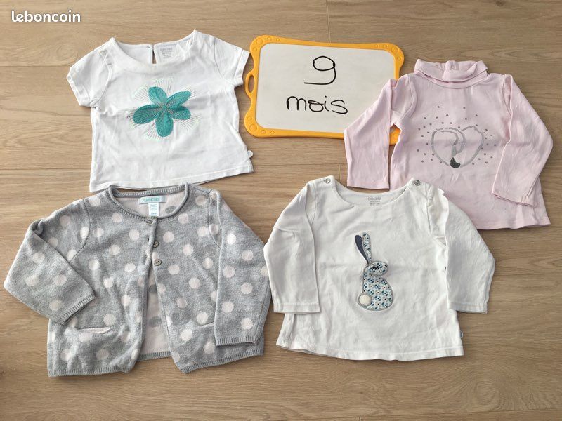 Vêtements fille OKAIDI 9 mois (image 1)