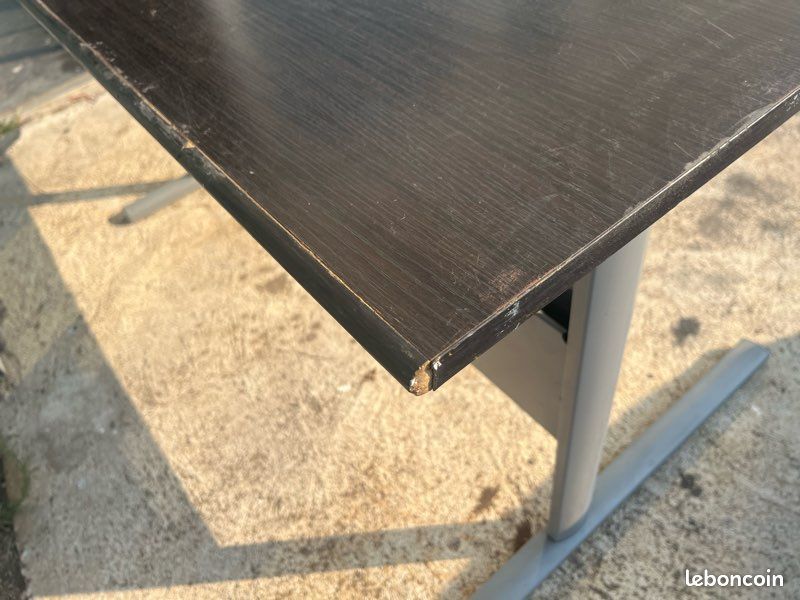 Bureau en bois et métal (image 6)