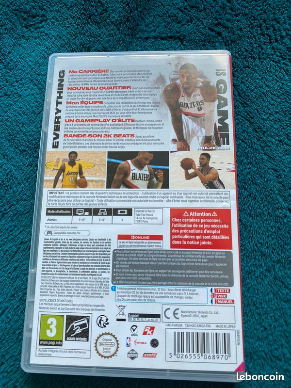 Jeux vidéo de basket nba 2k 21 (image 2)