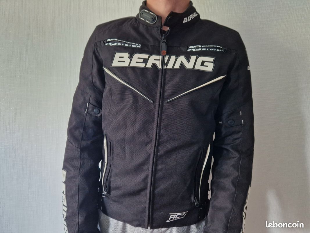 HOT Evo Blouson Bering Onyx Blouson Moto BERING ONYX EVO