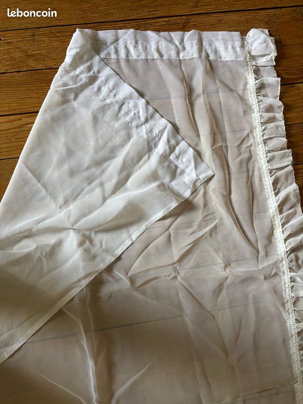 Rideaux blanc 208cm (image 15)
