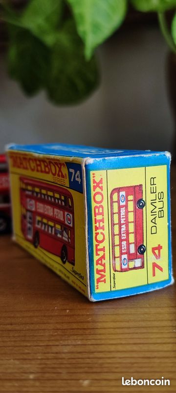 Ancienne miniature Matchbox Lesney Daimler superfast bus londonien (image 9)
