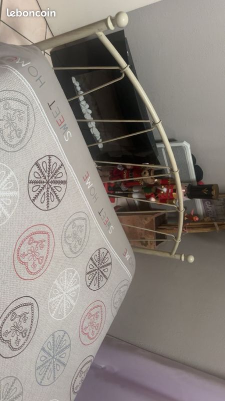 Lit + sommier + matelas (image 2)