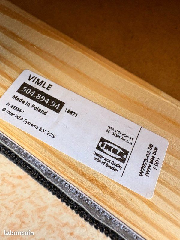 Fauteuil IKEA VIMLE noir – housses interchangeables – très bon état (image 13)
