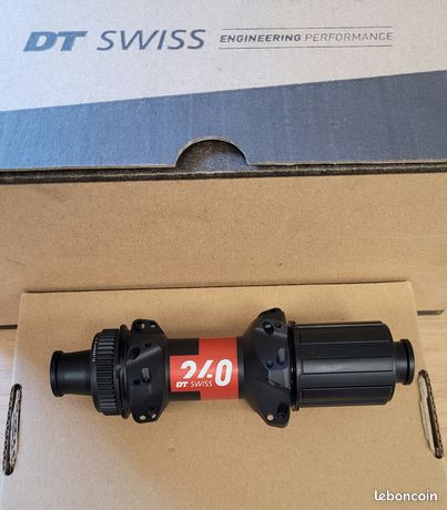 Moyeu arrière DT Swiss 240 EXP 12x142 Center Lock Shimano 24 trous – Neuf | CRO