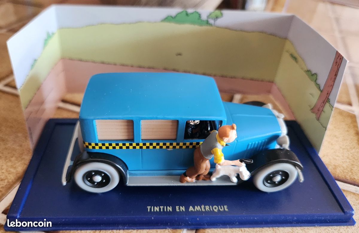 Voiture. Le taxi de Tintin en Amérique. Atlas. Hergé. Moulinsart (image 4)