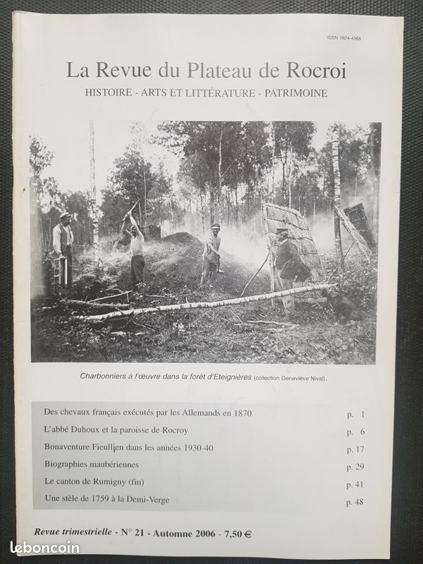 La revue du plateau de rocroi N 21 2006 (image 1)