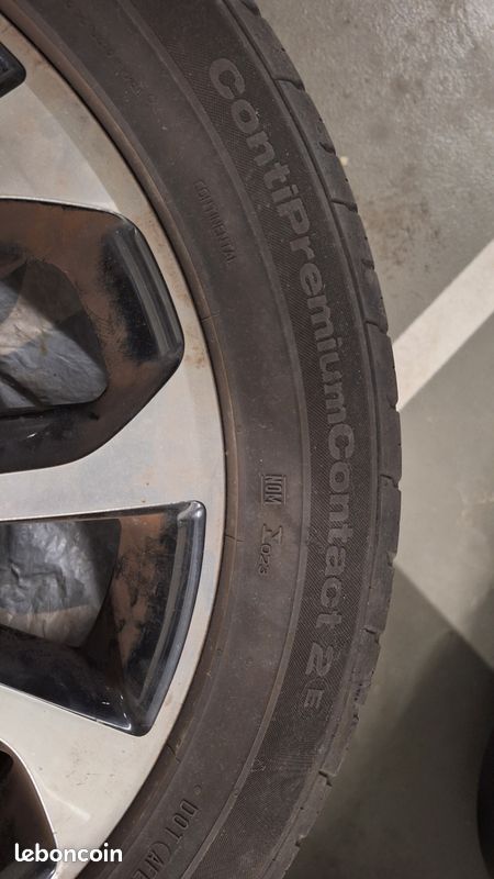 Jantes Nissan Qashqai + pneus 18" Continental (image 2)