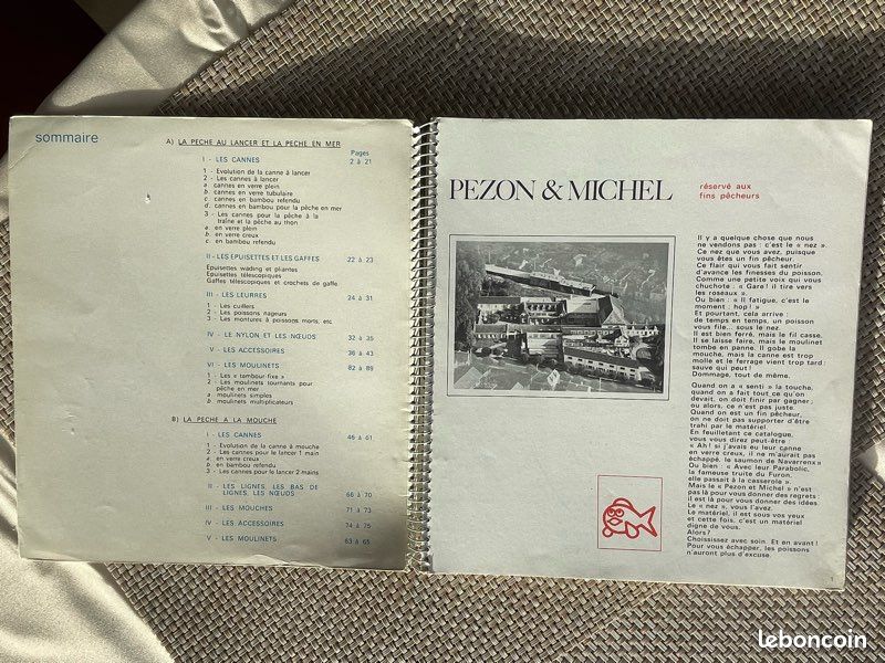 Catalogue De Pêche Pezon & Michel 1963 – Occasion, Vintage, Collection