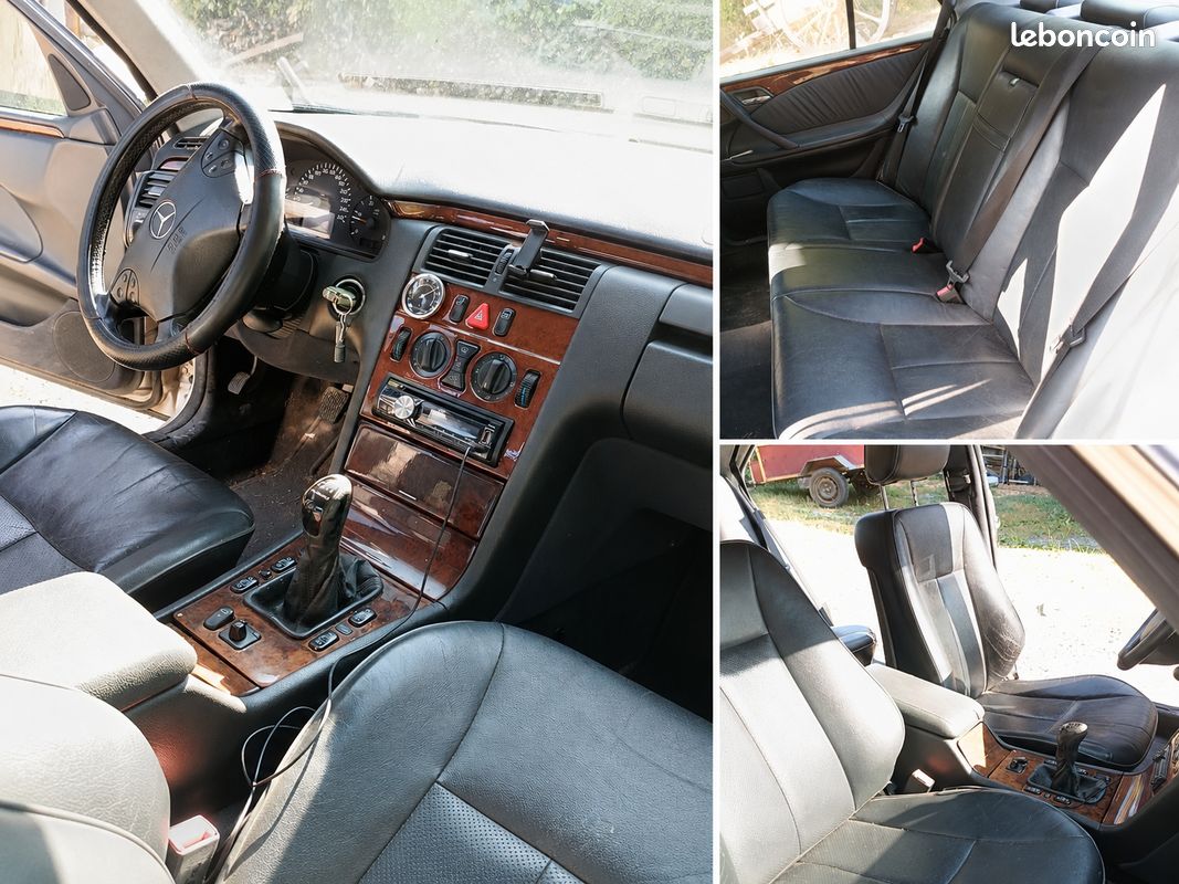 Mercedes Classe E 220 CDI 143 ch – 2001 – boîte 6 – cuir – attelage – CT OK – nombreux frais récents (image 2)