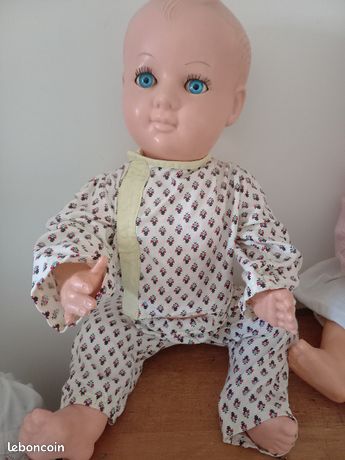 Baigneur Petitcollin Ancien En Celluloïd - 38 Cm - Années 50 - France
