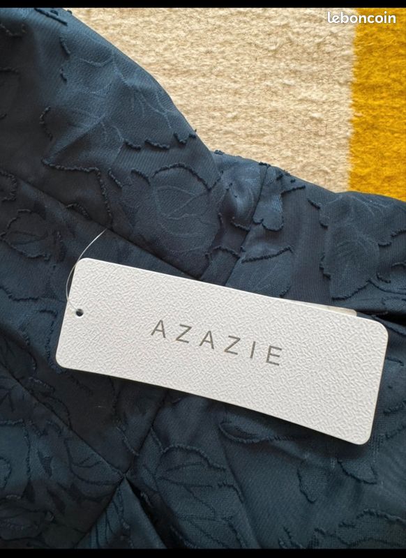 Robe de cérémonie bleue marine (image 3)
