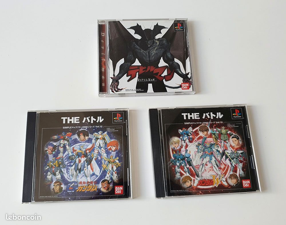 Lot De 10 Jeux PS1 - Version Française - Loose - État Correct