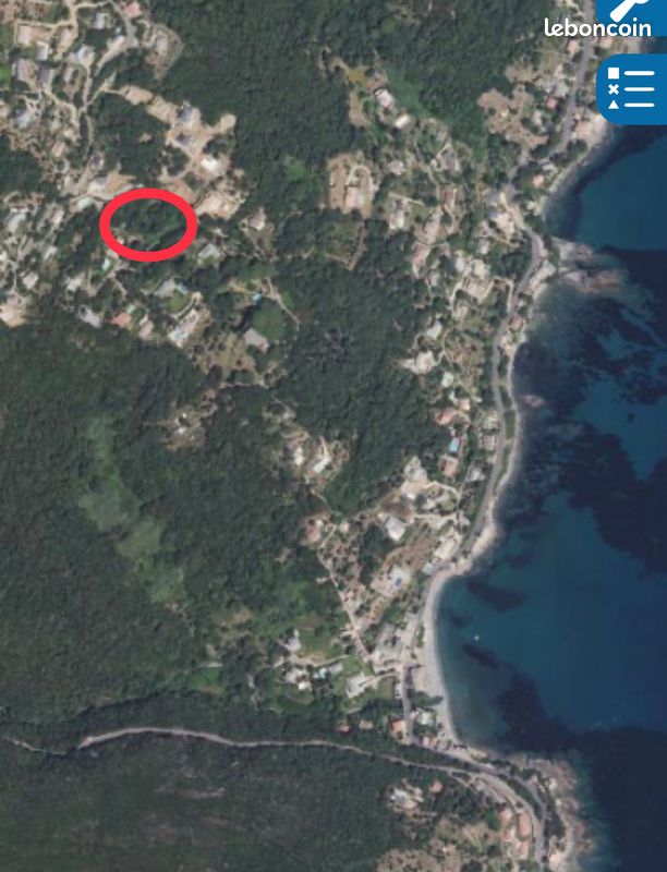 TERRAIN 1369m² avec CU - 15 mn de bastia · à Brando · 248 000 €