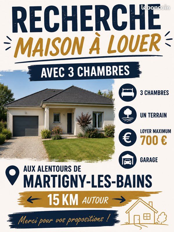 Maison 4 pièces 90 m² · à Villotte · 90 m² · 650 €/mois