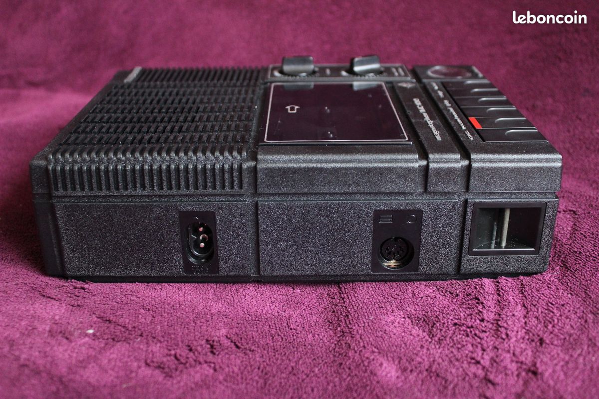 Radio Cassette Telefunken MC 100 – Vintage, Noir, Lecteur Enregistreur, Fonctionne