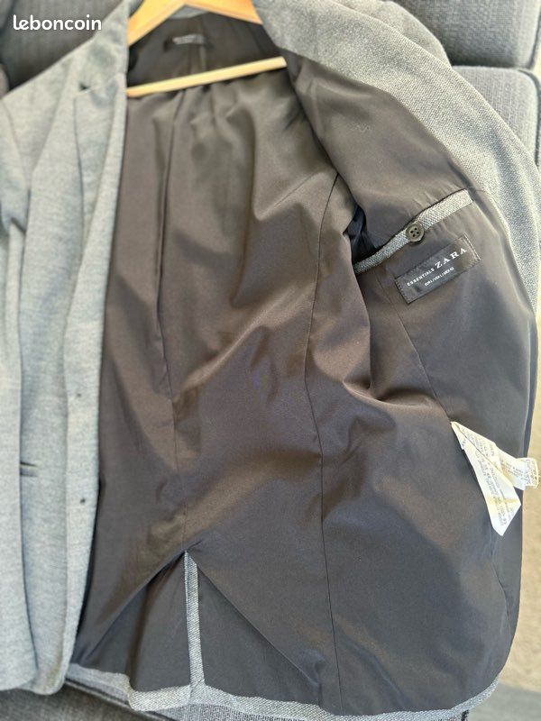Veste Blazer grise Zara - taille 42 (image 6)
