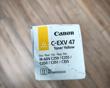 Original Toner C-EXV47 Yellow = Canon C250 / C255 / C350 / C351 / C355