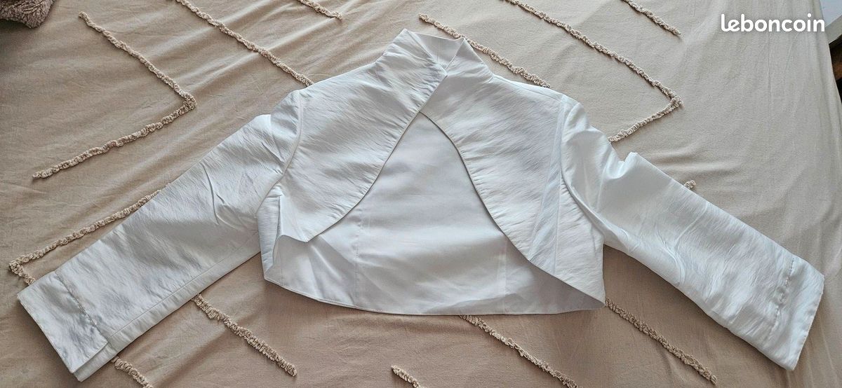 Bolero mariage blanc T.38 (image 2)