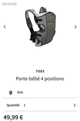 Porte Bebe Et Echarpe De Portage Tigex D Occasion Annonces Equipement Bebe Leboncoin Page 8