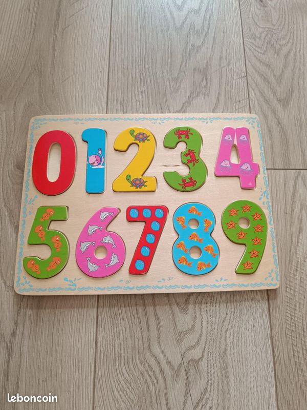 Lot 3 puzzles bois (image 1)