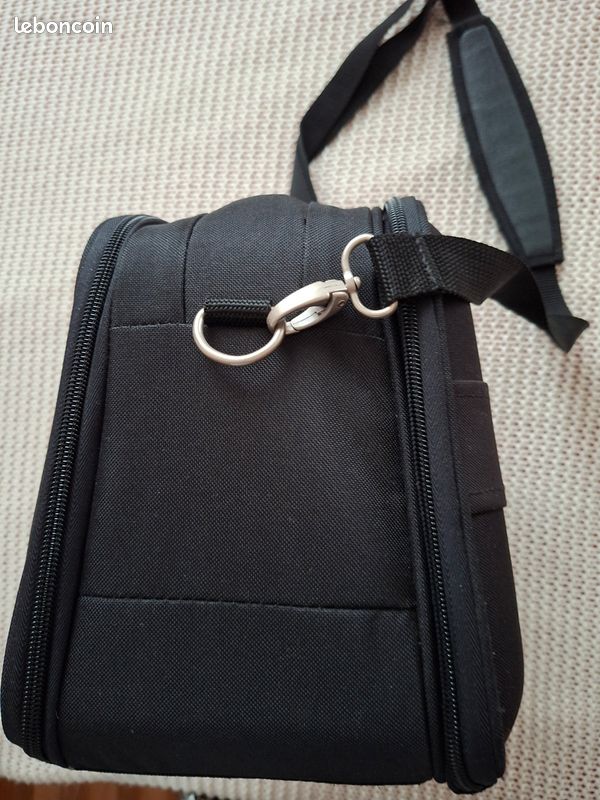 Sacoche / vanity bandoulliere noir DELSEY (image 7)