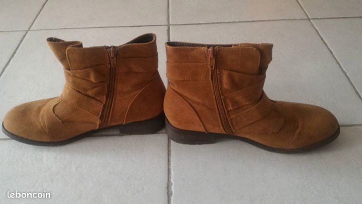 Bottines camel taille 38 (image 2)
