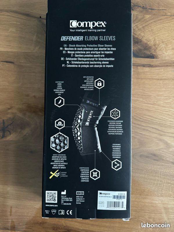 MANCHE AVANT BRAS PROTECTION COUDE SHOCK DOCTOR